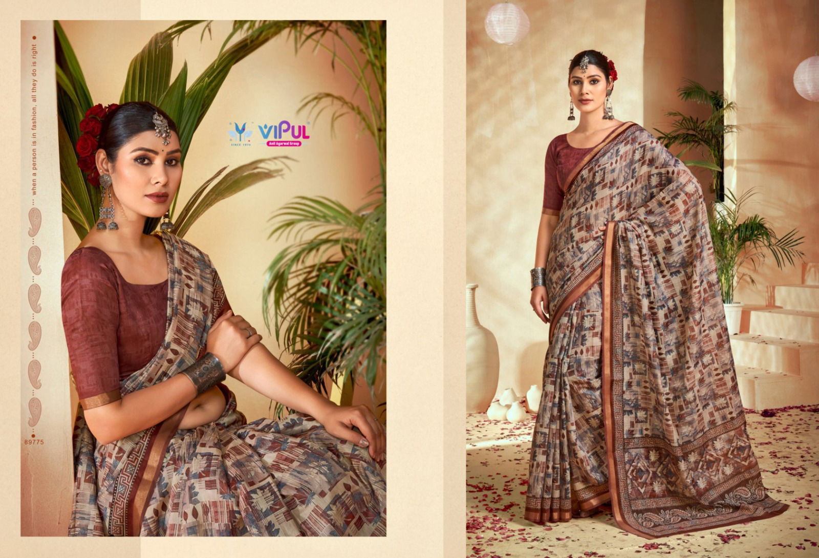 Amrapali Vol 3 By Vipul Cotton Daily Wear Saree Wholesale Market In Surat